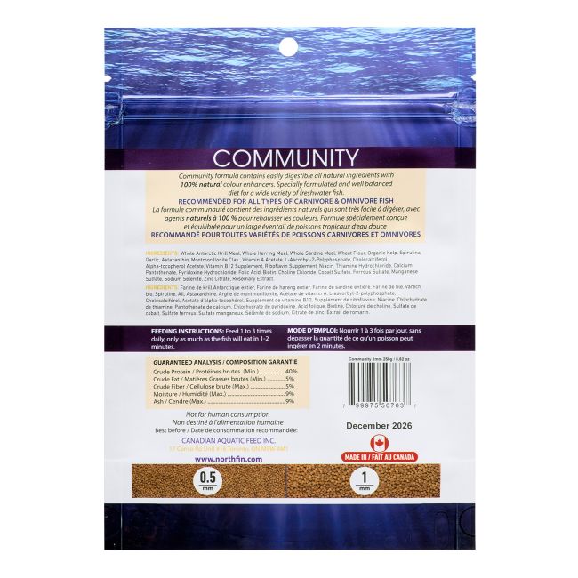 NorthFin Community Formula Pellet 1mm