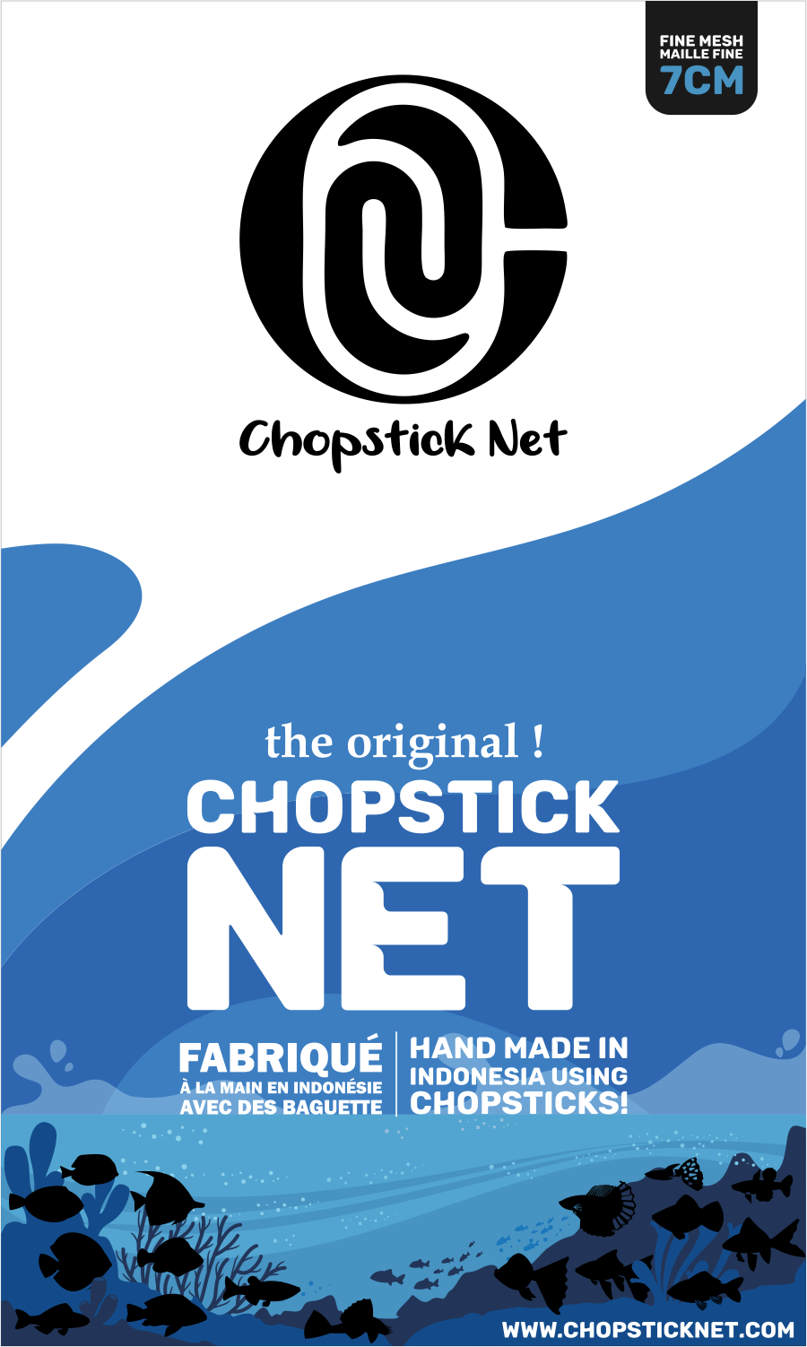 ChopStick Net Square 7cm - Stainless