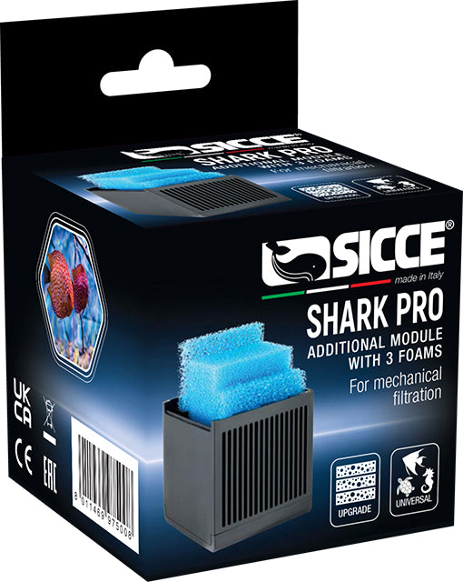 Sicce Shark Pro Additional Module with 3 Sponges