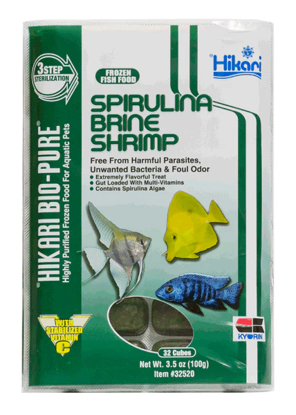 Spirulina Brine Shrimp Cube 3.5 Oz