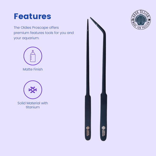 Pince aquarium classique Précision Proscape - Bout droit