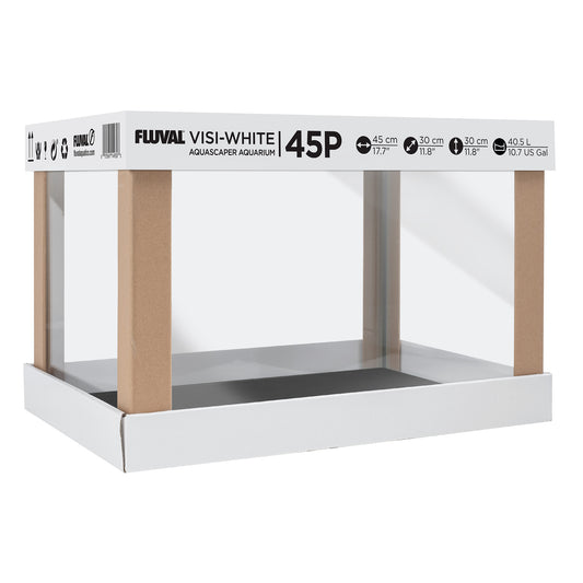 Fluval Visi-White 45P Aquarium Tank - 10.7 US Gal / 40.5 L