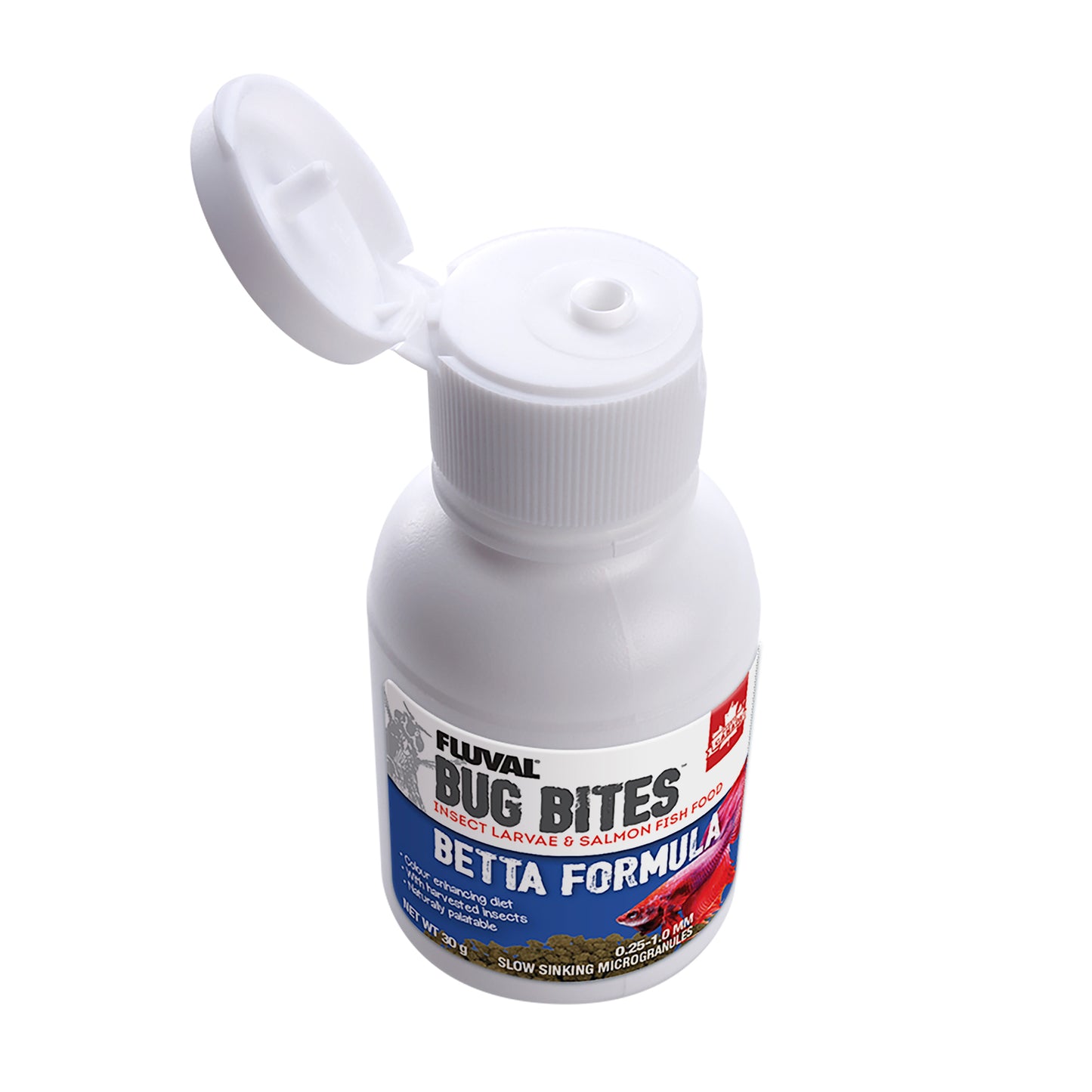 Fluval Bug Bites Betta Formula – 0.5 – 1.5 mm granules – 30 g (1.0 oz)