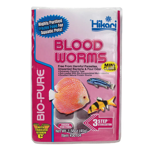Hikari Bloodworms Frozen Mini - 45gr