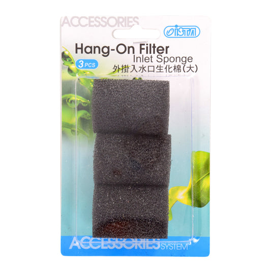 Hang-On Filter Inlet Sponge - Large - 3 pk