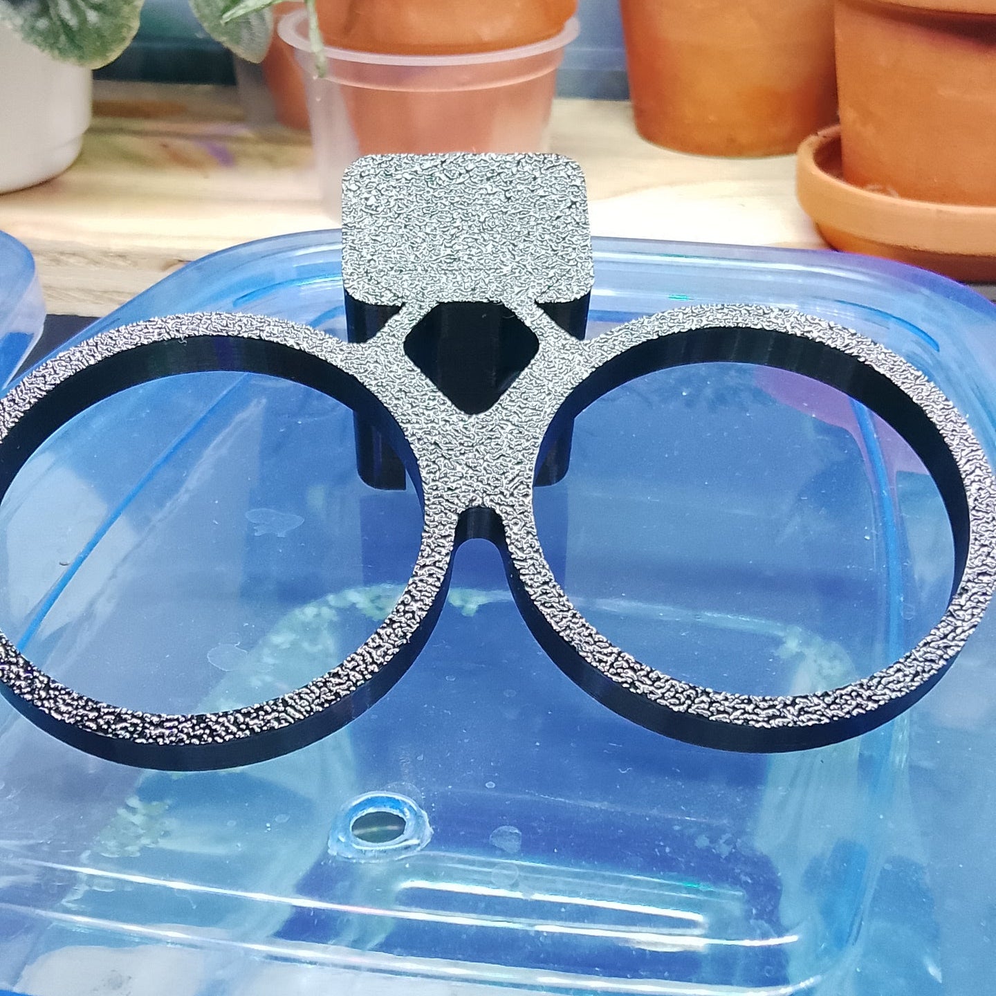 Aquaponic Double Basket & Holder Adjustable