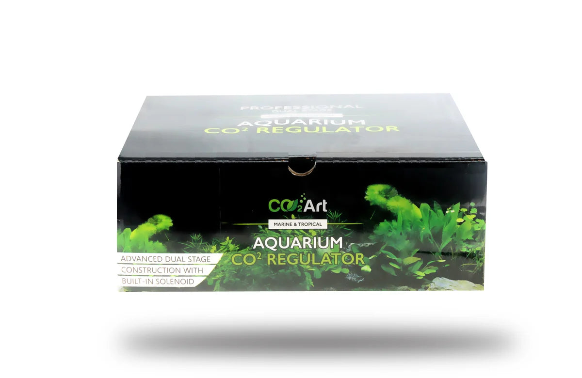 CO2Art PRO-SE Series - Aquarium CO2 Dual Stage Regulator with Integrated Solenoid