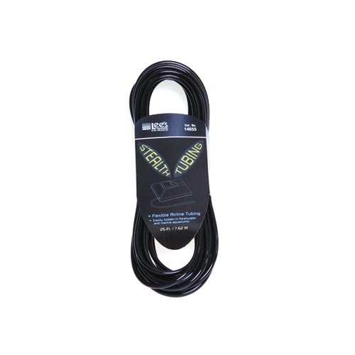 Sleek Black Airline Tubing - 25 ft
