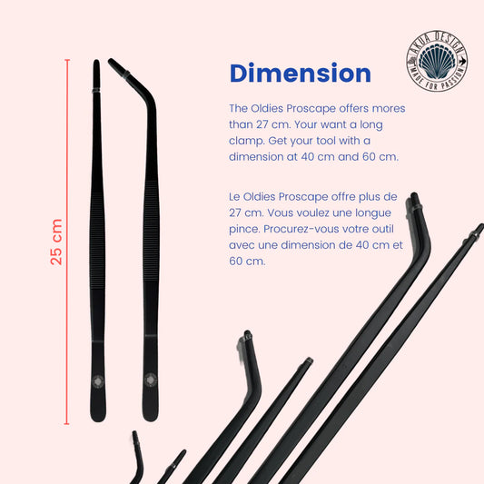 Oldies Proscape Classic Aquarium Tweezer - Straight End